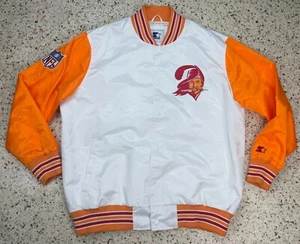 Starter Vintage Rare NFL Tampa Bay Buccaneers Creamsicle Satin Jacket Size 3XL - Bild 1 von 13