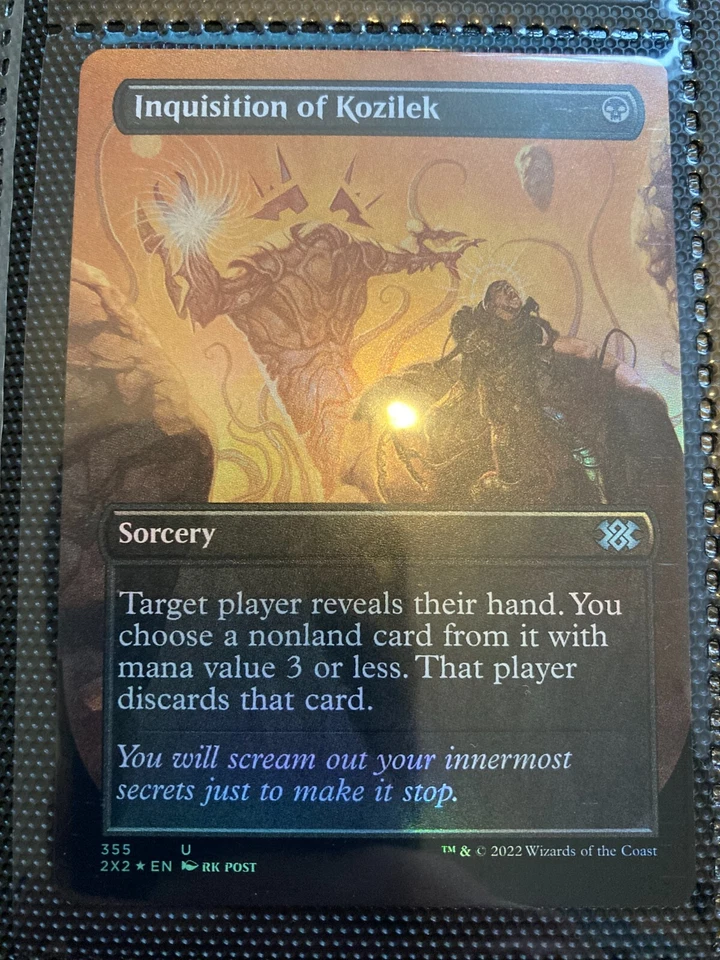 Inquisition of Kozilek - Foil Borderless - Double Masters 2022 (MTG) - Image 1 of 1