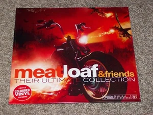 MEAT LOAF & FRIENDS "THEIR ULTIMATE COLLECTION" E.U. IMPORT LP ON RED VINYV - Picture 1 of 2