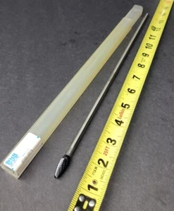 SGS 3/8" Carbide Head Burr 12" Tree Rotary File ¼" Sh. Milling Mandrel Machinist - Picture 1 of 4