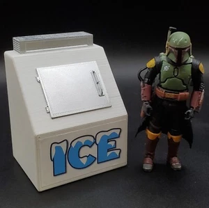 MACCHINA CONGELATORE GHIACCIO PERSONALIZZATA per DIORAMA 3,75" STAR WARS GI JOE FIGURE (G51) - Foto 1 di 1