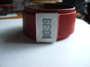 RAREST Women's Emporio Armani AR-7001 LCD Digital Cuff Watch! - Picture 1 of 17