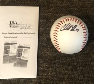 Béisbol autografiado Charlie Blackmon Colorado Rockies JSA Certificado de Autenticidad MLB All Star OLB3 - Imagen 1 de 4