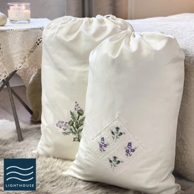 Luxury Large Laundry / Storage Bags Embroidered SALE 2 FOR 8.95 - Image 1 of 4