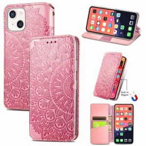 Etui na Apple iPhone 13 mini Case Ochrona Komórka Cover Pokrowiec Etui Bumper Różowe - Zdjęcie 1 z 8