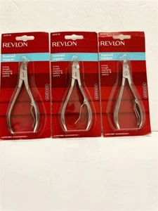 Lote de 3 pinzas para uñas de los pies Revlon para pedicura 2315-10, nuevas como en la imagen - Imagen 1 de 3
