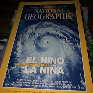 NATIONAL GEOGRAPHIC MAGAZINE - MARCH 1999 el nino la nina - Foto 1 di 4