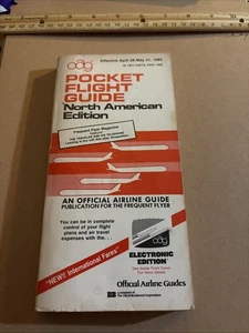 Vintage 1985 OAG Official Airline Guide North America for Frequent Flyers Part 1 - Foto 1 di 7