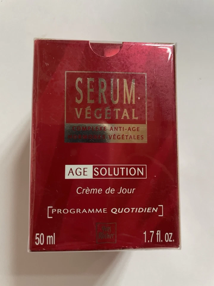 YVES ROCHER Suero Complejo Vegetal Solución Antiedad Crème de Jour 1.7 fl oz Nuevo Foto 1 de 4