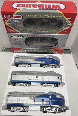 WILLIAMS O-GAUGE DELAWARE & HUDSON BALDWIN SHARK ABA POWERED & DUMMY DIESEL SET - Image 1 of 4