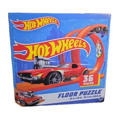 Hot Wheels Floor Puzzle For Kids 36 Piece Colorful Jigsaw Learning Toy - Image 1 of 4