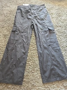 Womens SOCIAL STANDARD Geay Portside Cargo Crop Pants XL Brand New With Tags - Picture 1 of 8