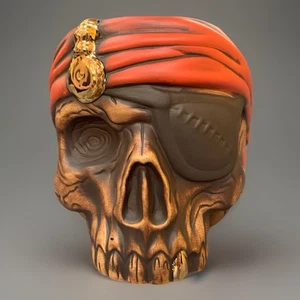 Disney Beak And Barrel Plunderer’s Punch Pirate Skull Mug NEW In Box - Picture 1 of 6