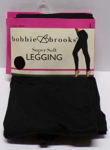 Bobbie Brooks Super Soft Legging Black L 12-14 - Picture 1 of 3