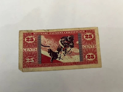 US Military Payment Certificate 25 Cents Series 681 - Image 1 of 3