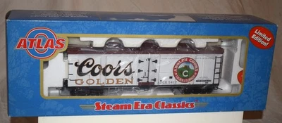 Atlas 9141-4 40' madera refrigerado coche Coors cerveza dorada #5409 - NUEVO CALIBRE O 2 rieles Foto 1 de 4