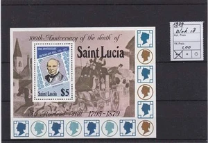 St. Lucia postfris 1979 MNH block 18 - Rowland Hill (S0629) - Picture 1 of 1