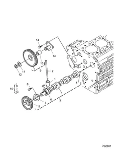 Polaris Gear Idle Assembly, Genuine OEM Part 3070585, Qty 1 - Picture 1 of 1