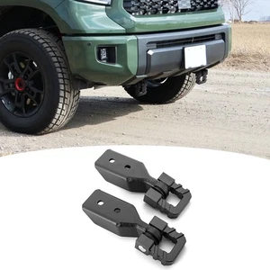 For 2007-2021 Toyota Tundra 2PCS Front Tow Hook Bracket and 3/4'' D-ring Shackle - Picture 1 of 6