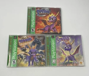 Spyro Trilogy Lot (Sony PlayStation PS1) Spyro, Ripto's Rage, Year of the Dragon - Bild 1 von 10