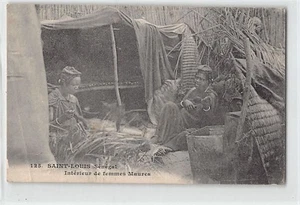 Mauritania - Interior of Moorish women in Saint-Louis, Senegal - DETACHED MAP - - Picture 1 of 2