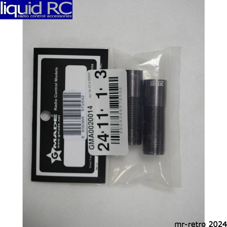 Cuerpos de choque de aluminio G-Made 0020014 para amortiguador Xd 103 mm Foto 1 de 1