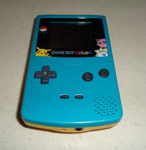 ~Nintendo Game Boy Color -Recapped Refurbed w/ Glass Pokemon Lens ~Clean & Works - Imagen 1 de 6