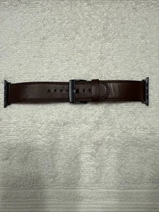 Apple Watch Band SB Foot Tanning Co Natural Leather Platinum - Zdjęcie 1 z 6