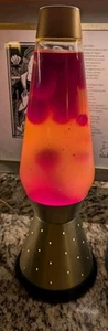 Original 70s Lava Lamp Lite Starlight Retro Red & Gold Underwriters Laboratories - Bild 1 von 24