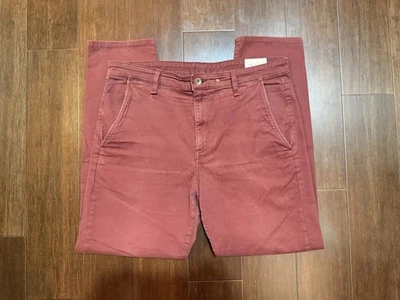 Rag & Bone Slim Fit Chino Pants (Rust Red)Size 32 — Great condition - Image 1 of 4