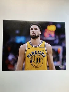 Klay Thompson Signed Autographed 11x14 Photo w/ PSA COA Golden State WARRIORS - Picture 1 of 3