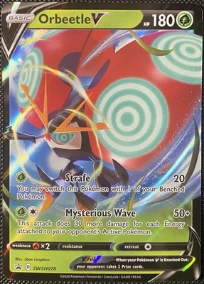 Orbeetle V SWSH078 SWSH: Sword & Shield Promo Cards Holo - Pokémon Card - Image 1 of 2