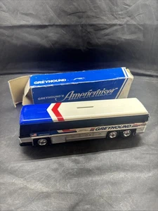 BANCO DE MONEDAS VINTAGE GREYHOUND BUS AMERICRUISER  - Imagen 1 de 6