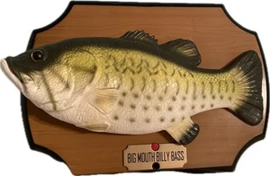 1999 Big Mouth Billy Bass Singing Fish. Getestet Funktioniert Super! Nostalgie! Ohne Kordel - Bild 1 von 5