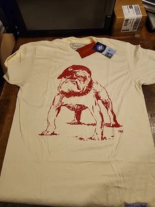 Men's Mitchell & Ness  Cream Georgia Bulldogs Vintage Tone T-Shirt medium  - Picture 1 of 6