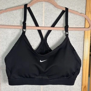 Sujetador deportivo Nike Dri-FIT Indy soporte ligero negro espalda deportiva grande - Imagen 1 de 11