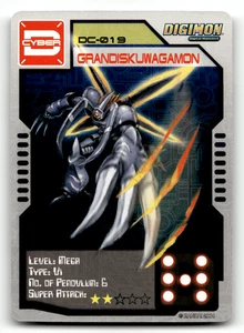 Digimon D-CYBER - GrandisKuwagamon DC-019 - Card Bandai Digi Battle Pendulum - Picture 1 of 2