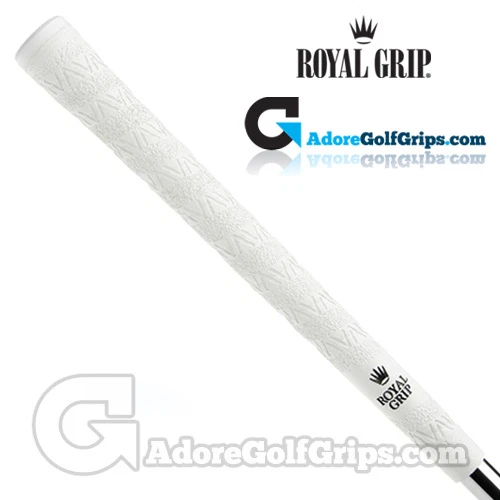 Royal Grip V-Sand Wrap Golfgriffe - weiß x 1