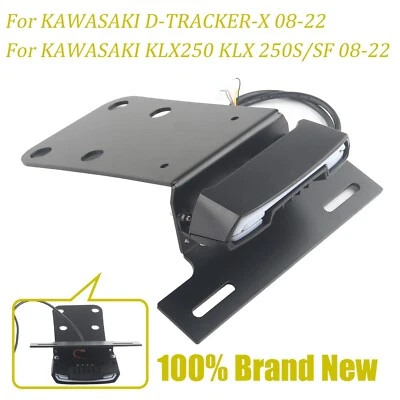 Suporte de placa de licença adequado para KAWASAKI D-TRACKER-X KLX250 S/SF 2008-22 D1 - Imagem 1 de 4