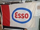 Riesige ESSO Fahne 220x140 cm eines ESSO Tanker - ca 50er / 60er Jahre