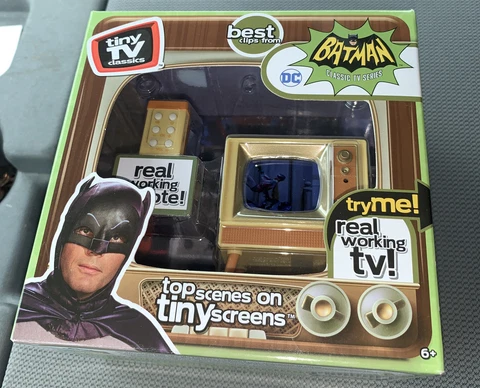 Tiny TV Classics Batman Edition Collectible Show Color Action TV Show Fun New Cover