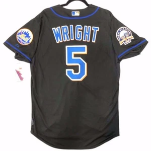 AUTHENTISCH MAJESTIC 50 2XL, NEW YORK METS, DAVID WRIGHT, COOLE BASIS Trikot - Bild 1 von 4