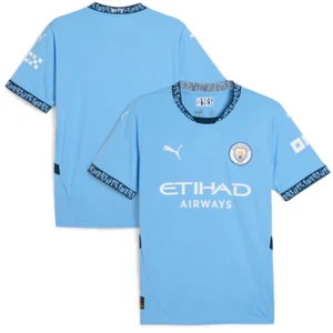 2024-25 Manchester City Home Trikot - Premier League - Man City Jersey Etihad - Bild 1 von 3