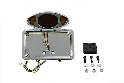 Conjunto de lámpara trasera de montaje en guardabarros LED Wyatt Gatling para Harley Davidson de V-Twin Foto 1 de 2