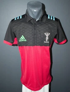 Maglia Arlecchino 2017/2018 Perfomance Polo Shirt Rugby Adidas Uomo Taglia S 5/5 - Foto 1 di 4