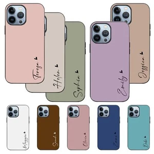 Personalised Name Phone Case For iPhone 16 Pro Max 13 12 11 14 15 Silicone Cover - Picture 1 of 110