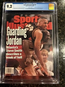 Sports Illustrated 1997 Michael Jordan CGC Newsstand Steve Smith Guarding - Picture 1 of 3