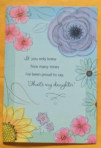 Daughter Birthday Large Format Greeting Card 5.5x8.0"(+ Envelope) - Picture 1 of 4