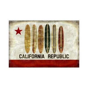 Impression Sur Toile Ou Papier Affiche Ou Cadre Wilson Luke Surf Republic - Imagen 1 de 2