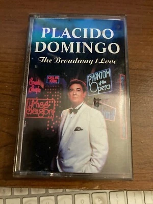 The Broadway I Love by Plácido Domingo (Tenor Vocals) (Cassette, Oct-1991, Atlan - Image 1 of 4